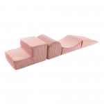 MeowBaby igralni poligon 4-delni Velvet Pink